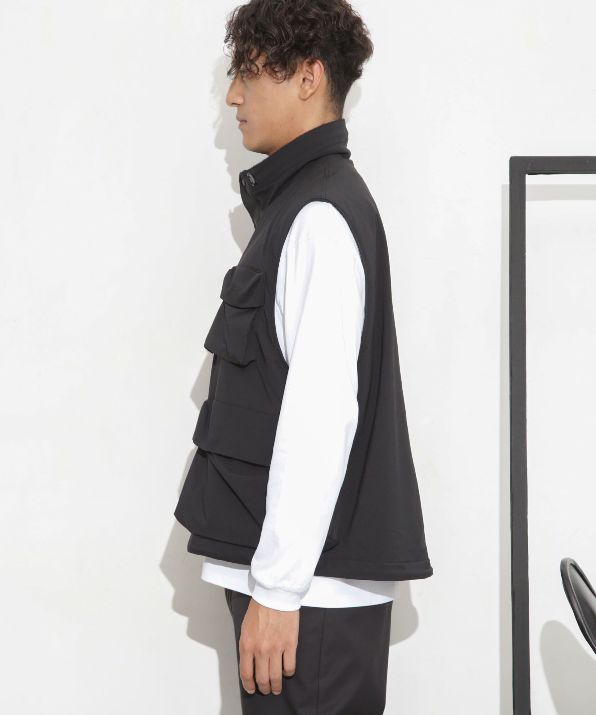 nano･universe「「Octa(R) CPCP(R)」ウォータープルーフカーゴベスト」|アウトドア|