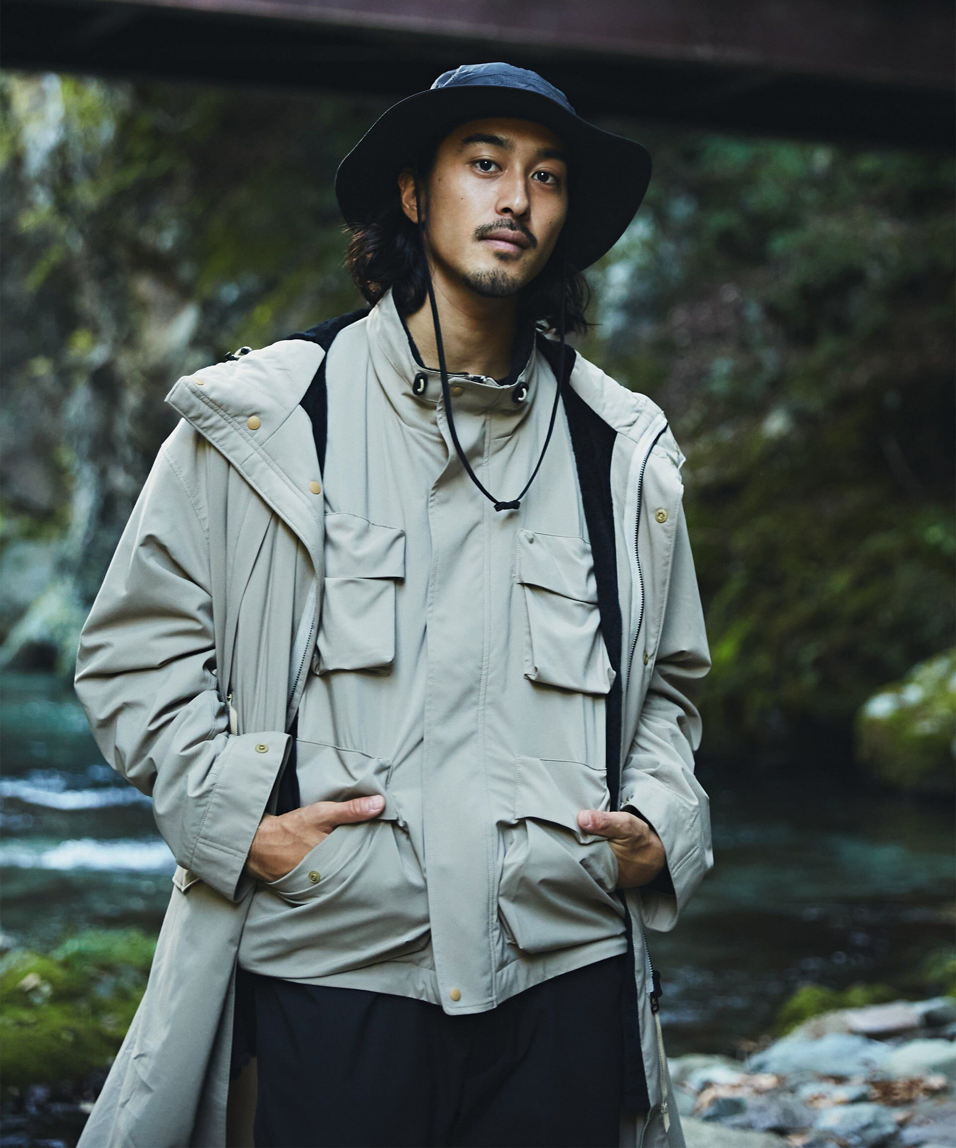 nano･universe「「Octa(R) CPCP(R)」ウォータープルーフカーゴベスト」|アウトドア|