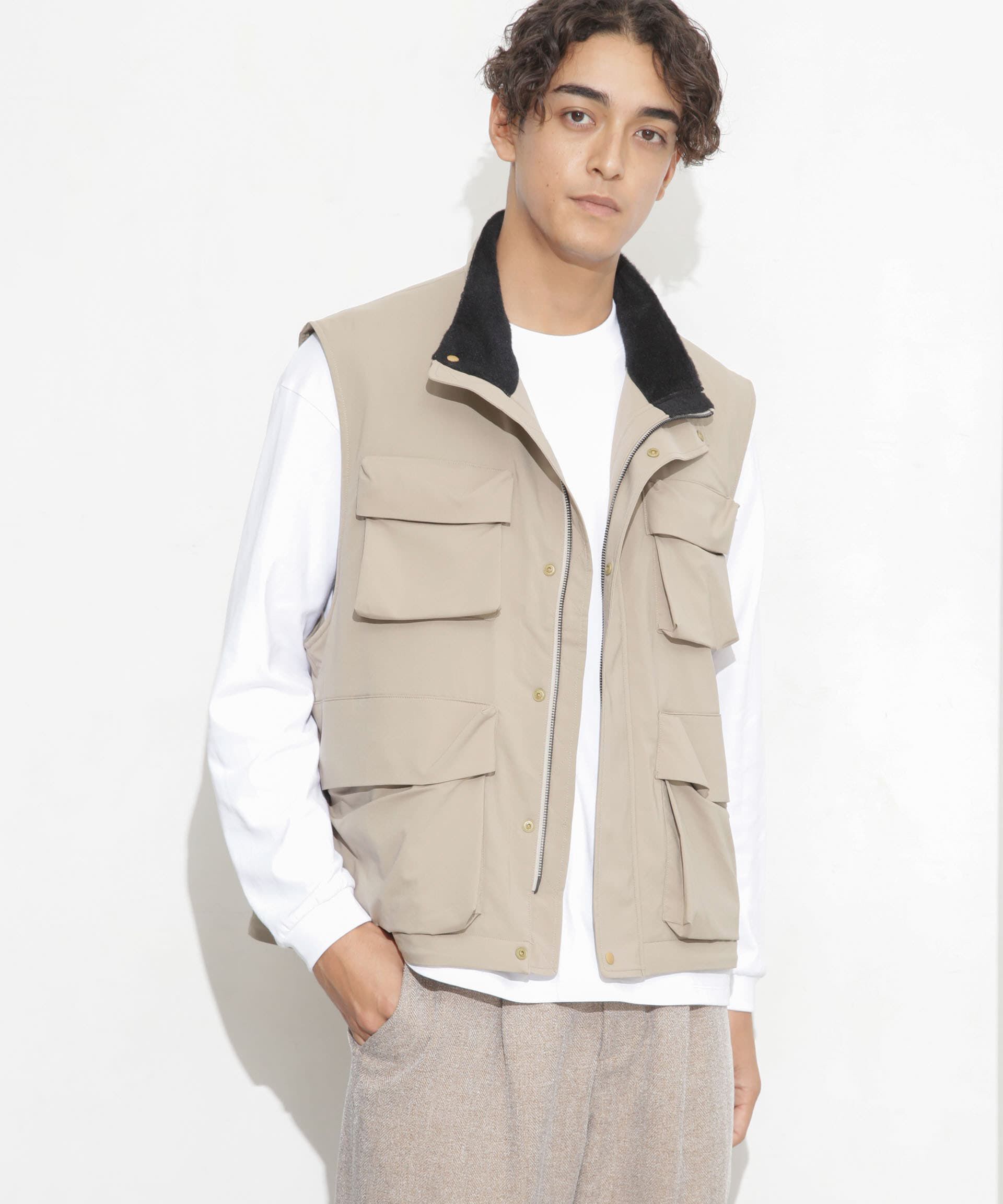 nano･universe「「Octa(R) CPCP(R)」ウォータープルーフカーゴベスト」|アウトドア|