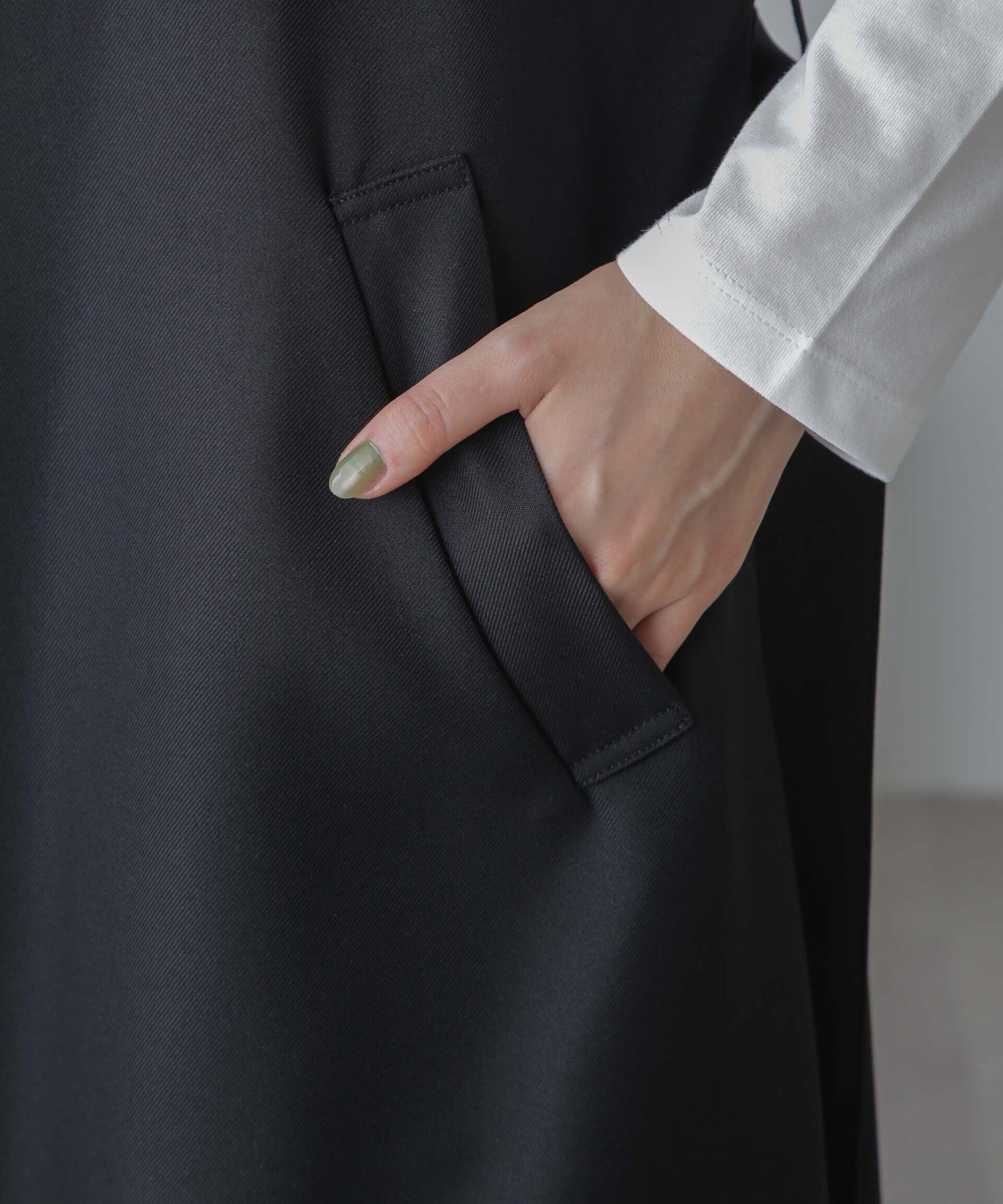 nano･universe「撥水&花粉ガード加工ロングジレ」|ベスト・ジレ|