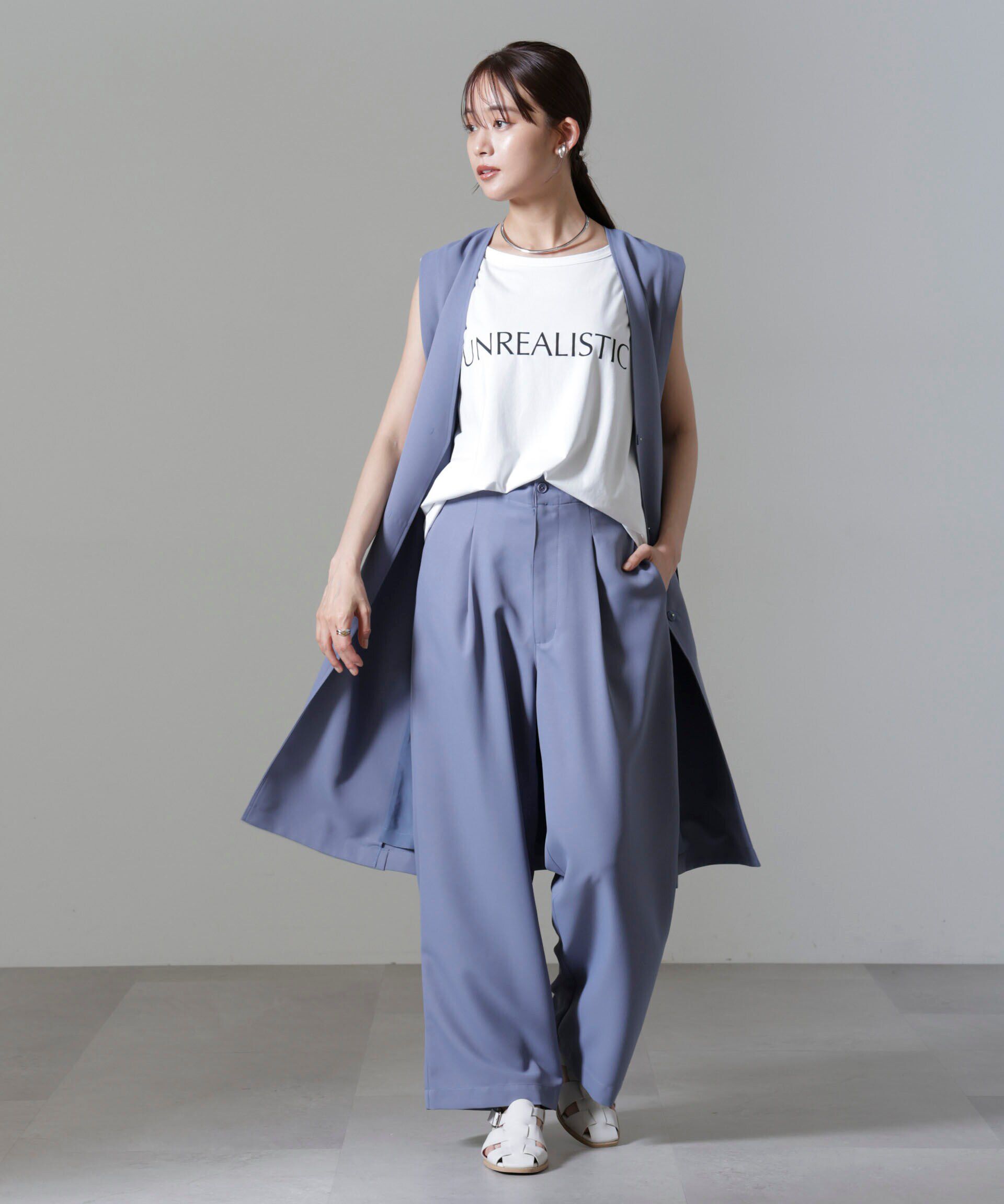 nano･universe「サイドベルトロングジレ(セットアップ可)」|テーラードジャケット|