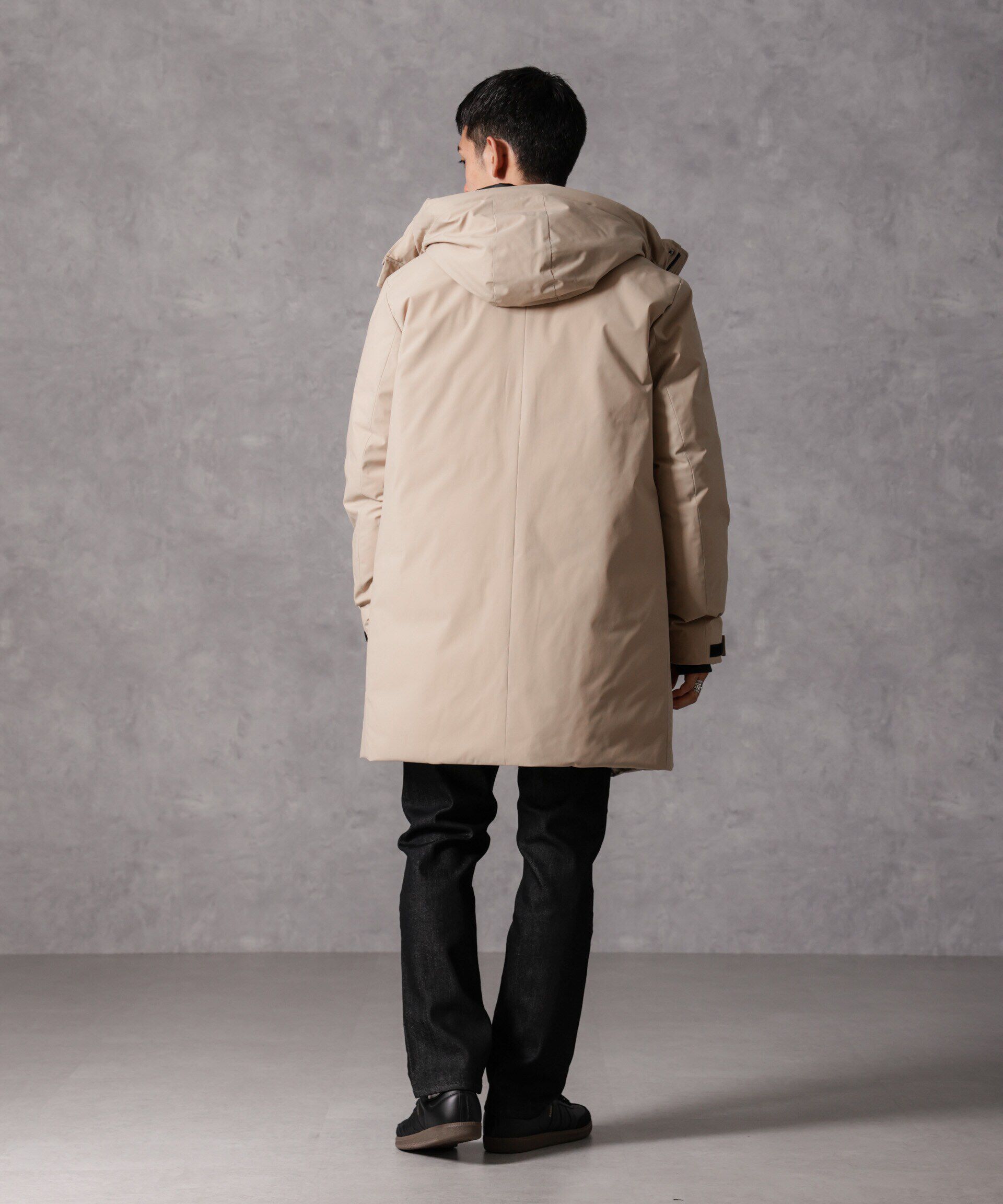 nano･universe「「西川ダウン(R)」ロングフードダウン」|ダウン|