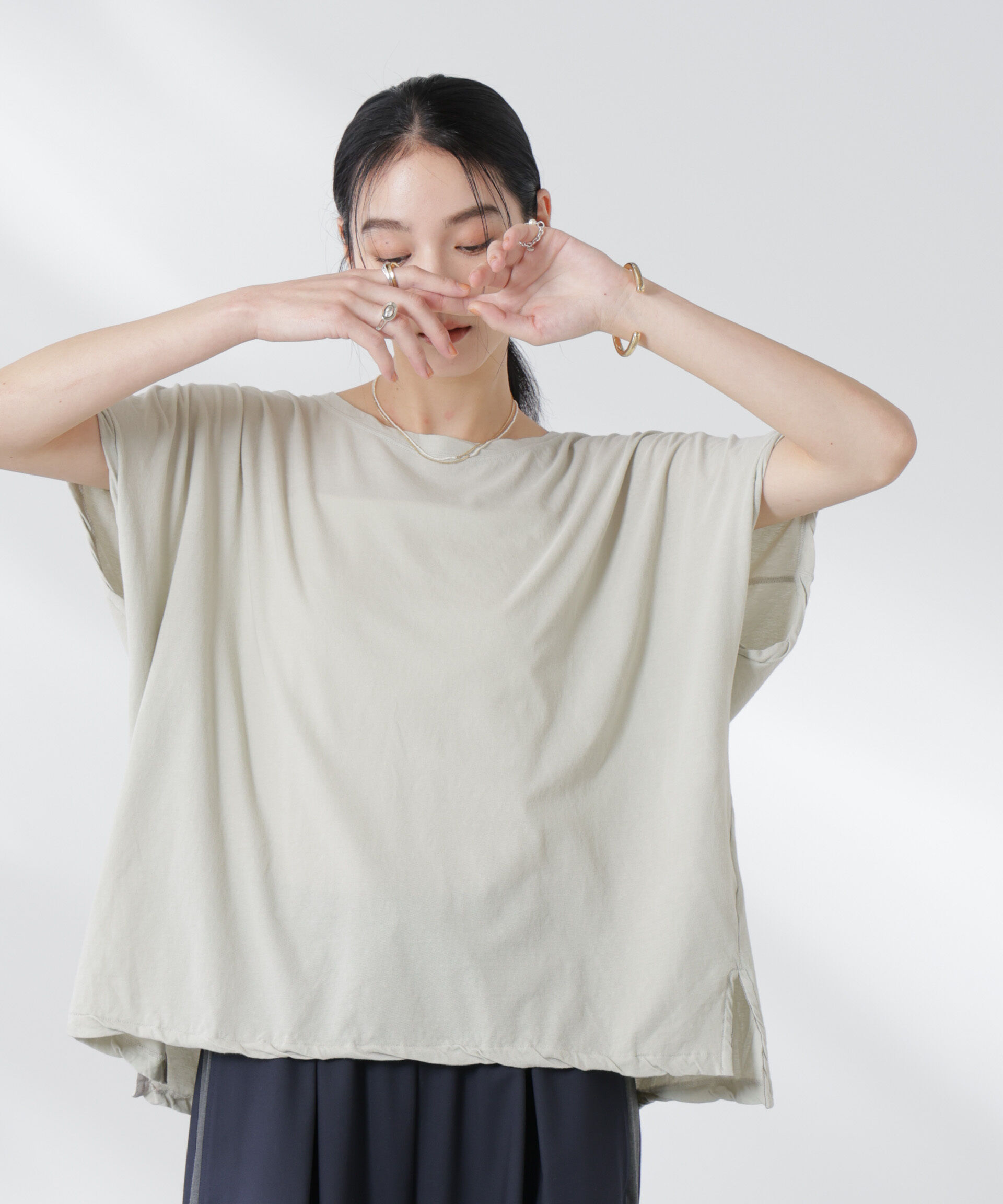 nano･universe「GREYCHORD/IVY フットボールデザインTシャツ」|Tシャツ・カットソー|