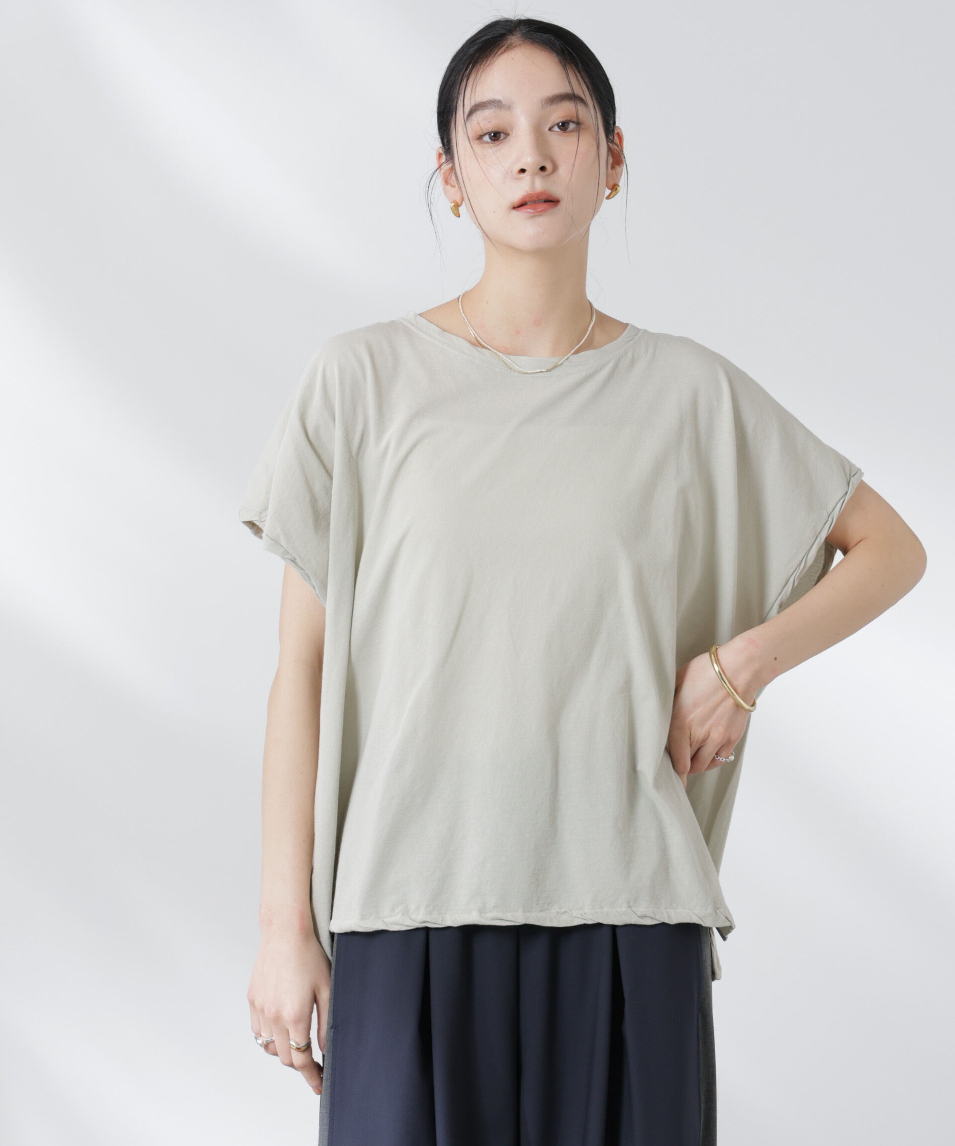 nano･universe「GREYCHORD/IVY フットボールデザインTシャツ」|Tシャツ・カットソー|