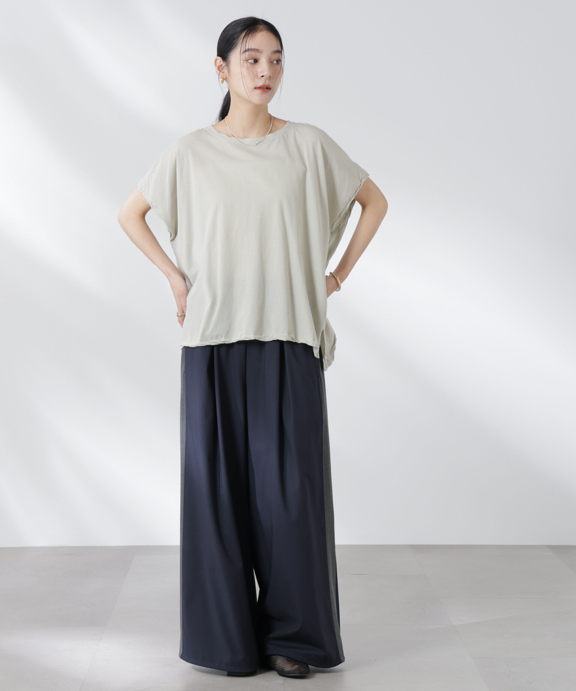 nano･universe「GREYCHORD/IVY フットボールデザインTシャツ」|Tシャツ・カットソー|