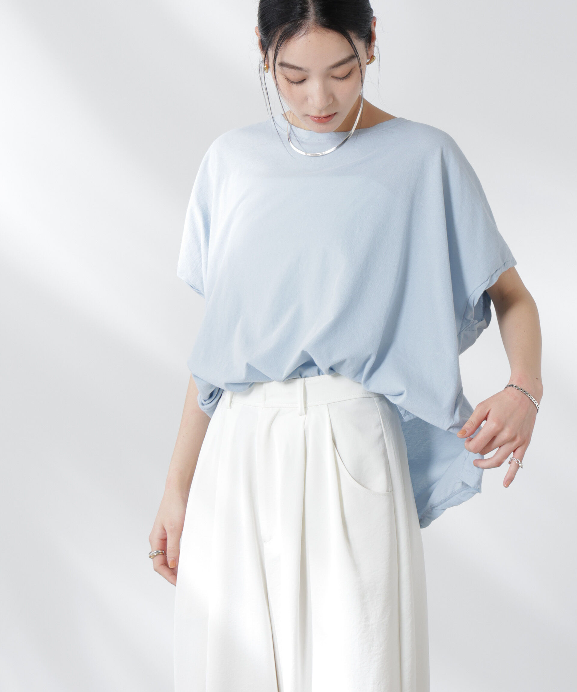 nano･universe「GREYCHORD/IVY フットボールデザインTシャツ」|Tシャツ・カットソー|