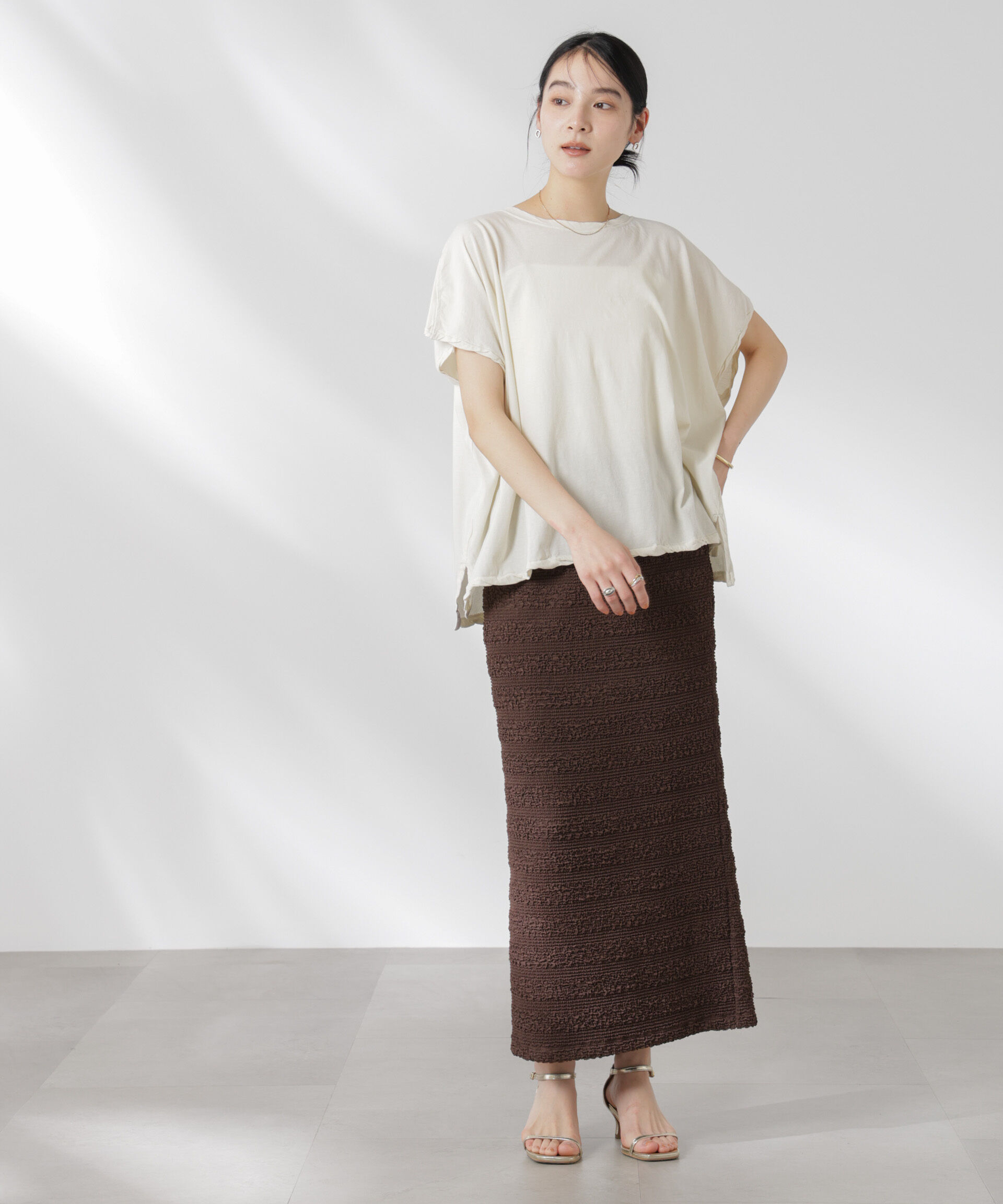 nano･universe「GREYCHORD/IVY フットボールデザインTシャツ」|Tシャツ・カットソー|