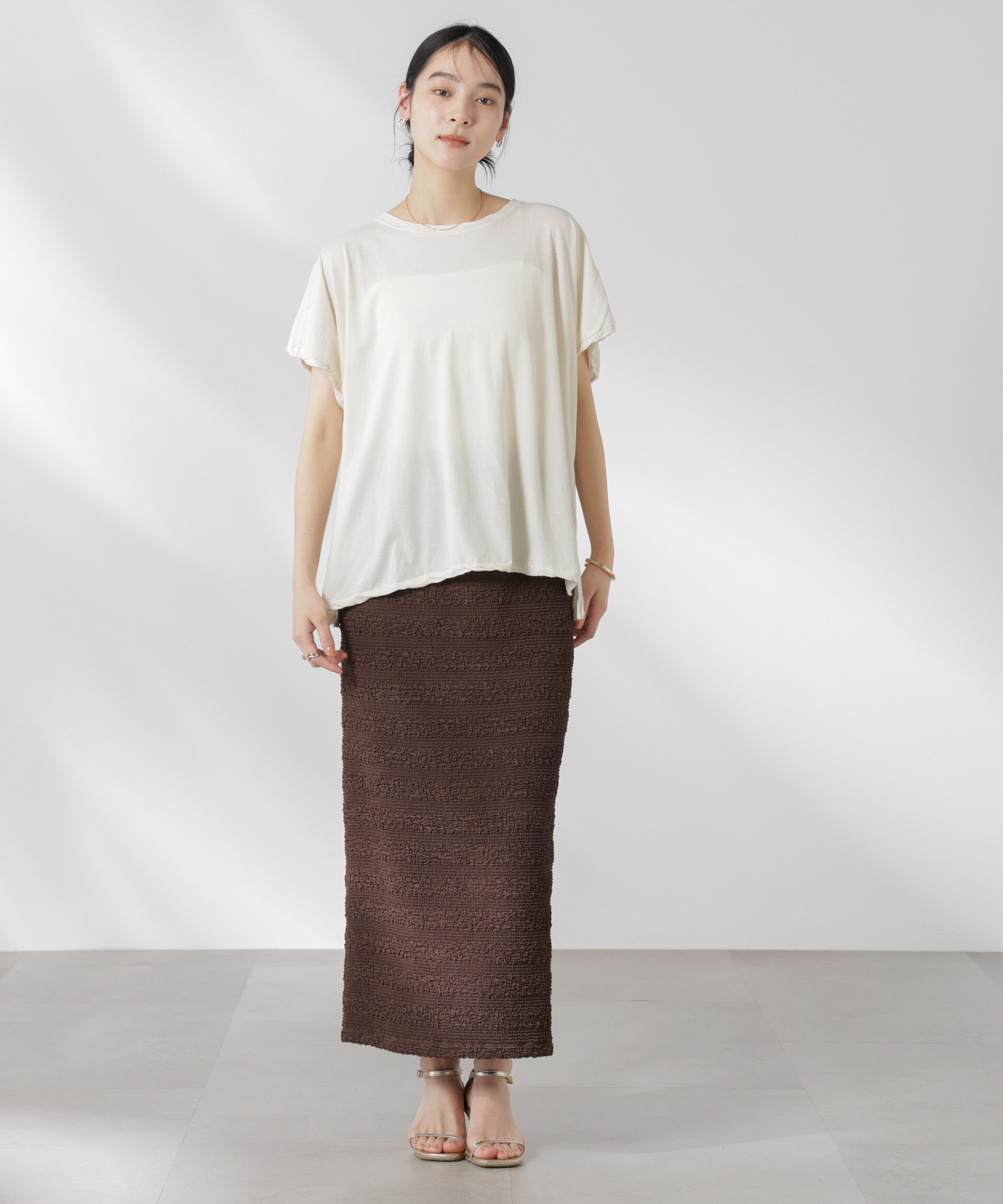 nano･universe「GREYCHORD/IVY フットボールデザインTシャツ」|Tシャツ・カットソー|