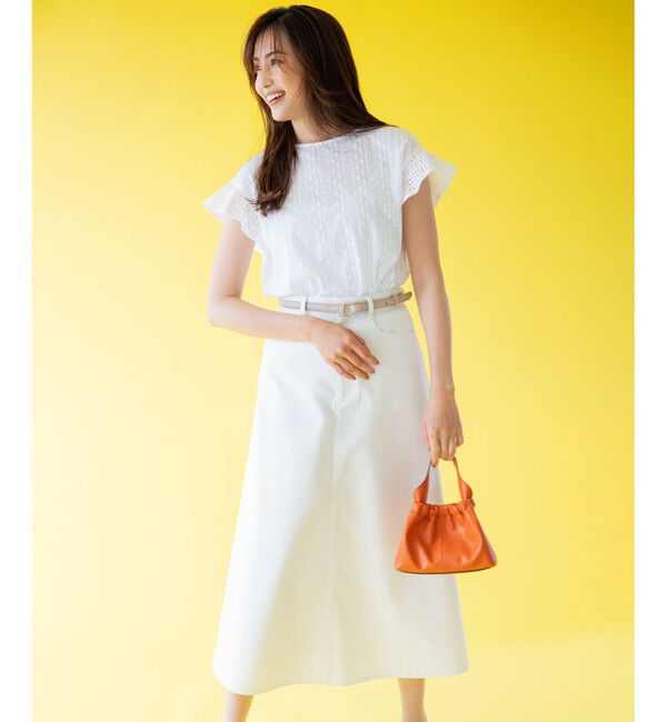 組曲「エンブロイダリーレースフレンチスリーブ ブラウス」|シャツ・ブラウス|