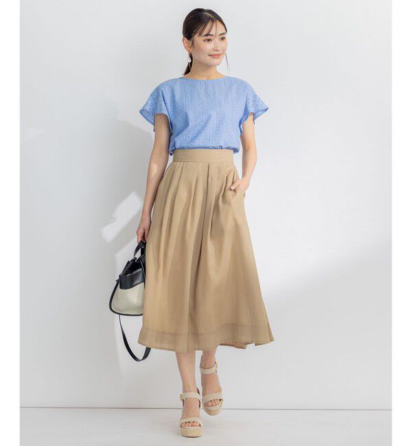 組曲「エンブロイダリーレースフレンチスリーブ ブラウス」|シャツ・ブラウス|