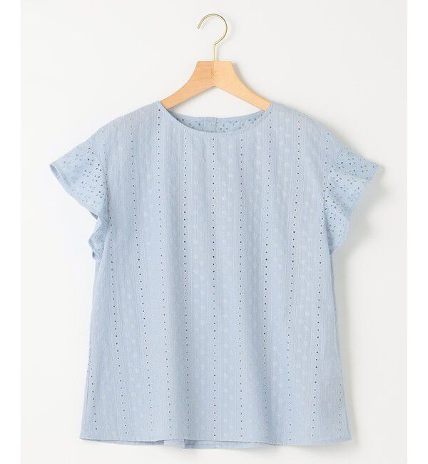 組曲「エンブロイダリーレースフレンチスリーブ ブラウス」|シャツ・ブラウス|