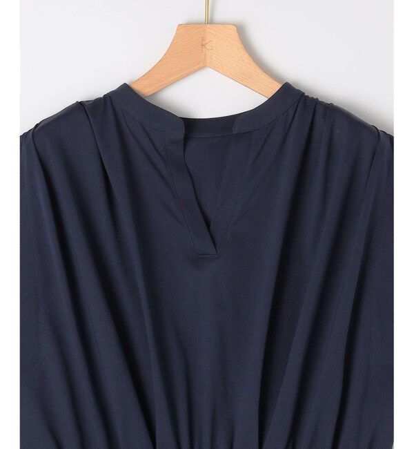 組曲「【洗える・WEB限定】プレーティング天竺 ドレープワンピース」|ワンピース|