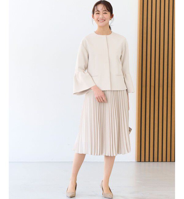 組曲「【KUMIKYOKU NAVY】ジャージーコンビプリーツ ワンピース」|ワンピース|