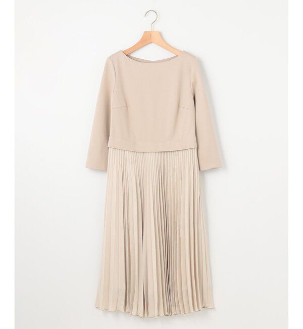 組曲「【KUMIKYOKU NAVY】ジャージーコンビプリーツ ワンピース」|ワンピース|