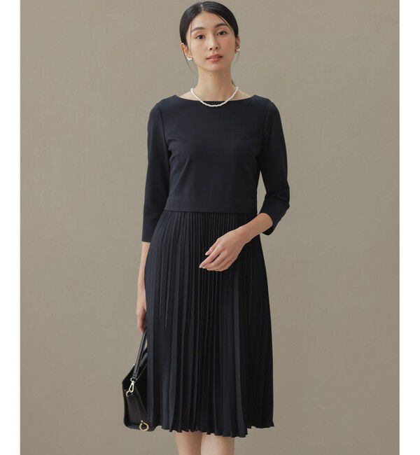 組曲「【KUMIKYOKU NAVY】ジャージーコンビプリーツ ワンピース」|ワンピース|