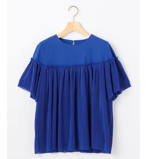 組曲「プリーツコンビ5分袖 カットソー」|Tシャツ・カットソー|