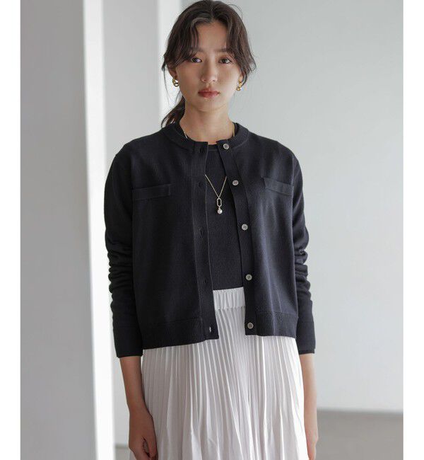 組曲「ニューシックニット カーディガン」|カーディガン|ブラック系