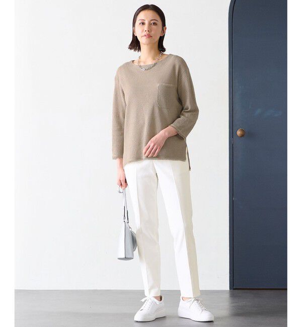 自由区「【XXSサイズ～/接触冷感/UVカット/吸水速乾/洗える】シェルタリングドライオックス テーパードパンツ」|その他|