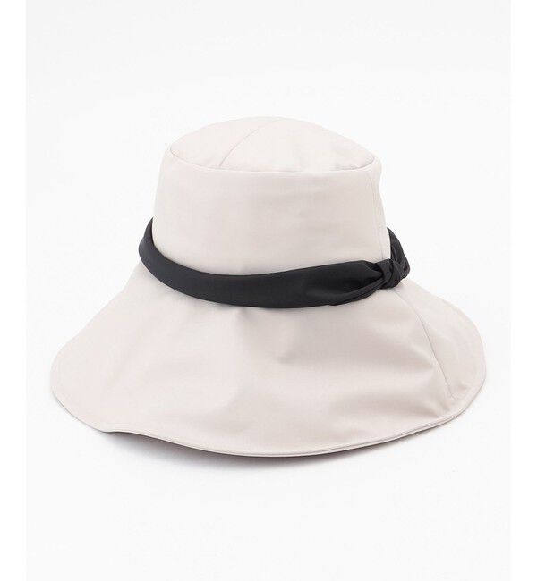 自由区「【撥水・洗える】ワイドブリム ハット」|ハット|ベージュ系