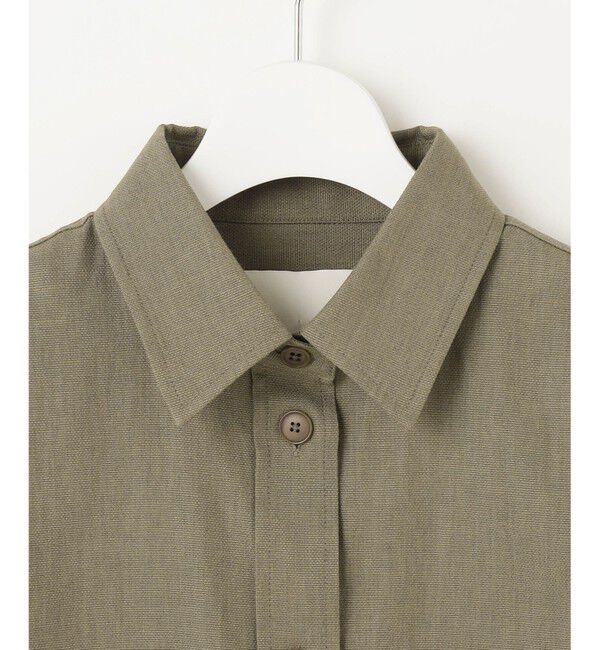 自由区「【洗える】ドビーオックスストレッチシャツ アウター」|その他|