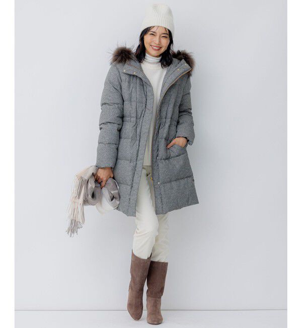 23区「【洗える】23区DENIM ベルベットストレッチ スキニーパンツ」|その他|