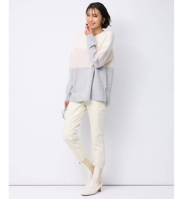 23区「【洗える】23区DENIM ベルベットストレッチ スキニーパンツ」|その他|