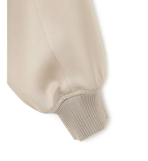 23区「【洗える】ドレープサテン MA-1 ブルゾン」|ブルゾン・スタジャン|