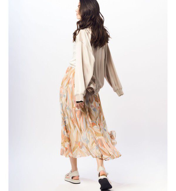 23区「【洗える】ドレープサテン MA-1 ブルゾン」|ブルゾン・スタジャン|