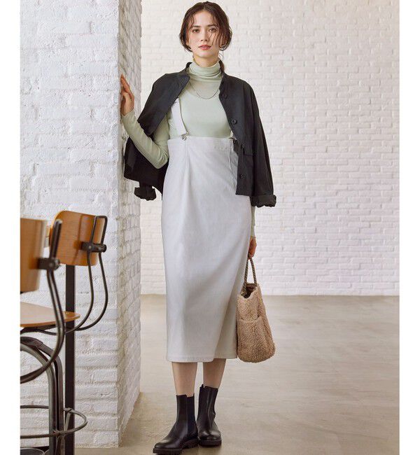 23区「【SLOW/一部店舗限定】ウォッシュドピーチタフタ ブルゾン」|ブルゾン・スタジャン|