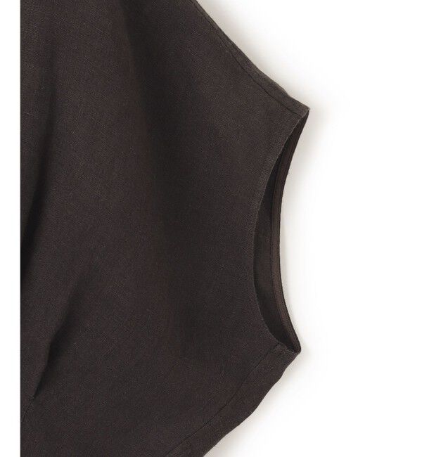 23区「【洗える】LIBECOリネン タック デザイン シャツ」|シャツ・ブラウス|