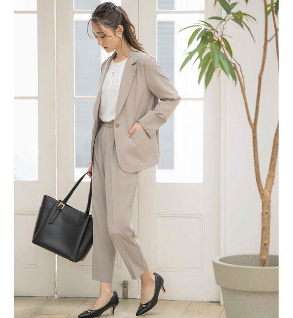 any SiS「【UVカット / 接触冷感 / 吸水速乾】スマートビューティストレッチ テーパード パンツ」|その他|