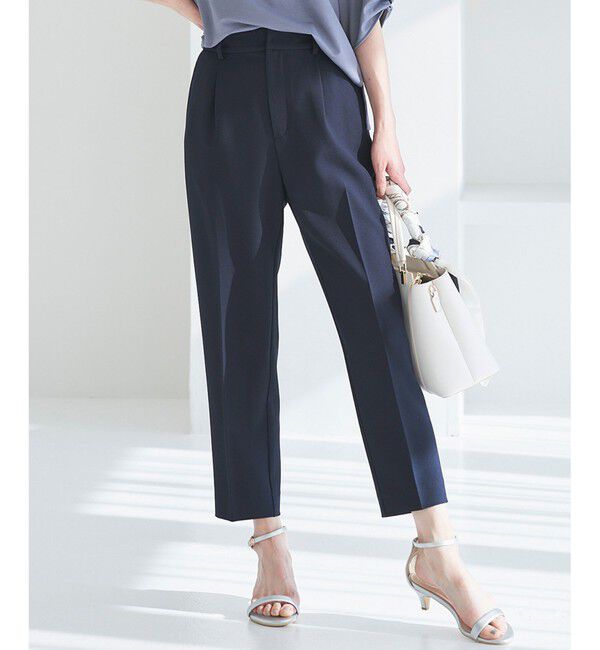 any SiS「【UVカット / 接触冷感 / 吸水速乾】スマートビューティストレッチ テーパード パンツ」|その他|ネイビー