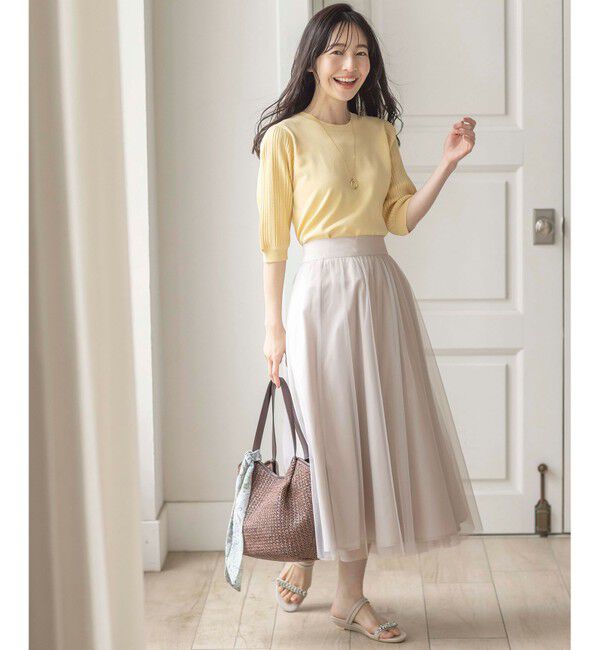 any SiS「【2WAY】ライトチュールリバーシブル スカート」|スカート|