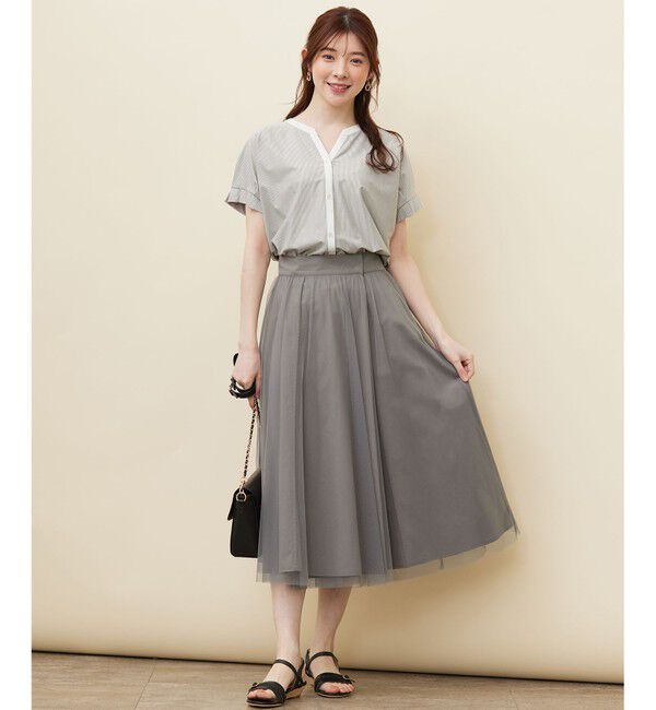 any SiS「【2WAY】ライトチュールリバーシブル スカート」|スカート|