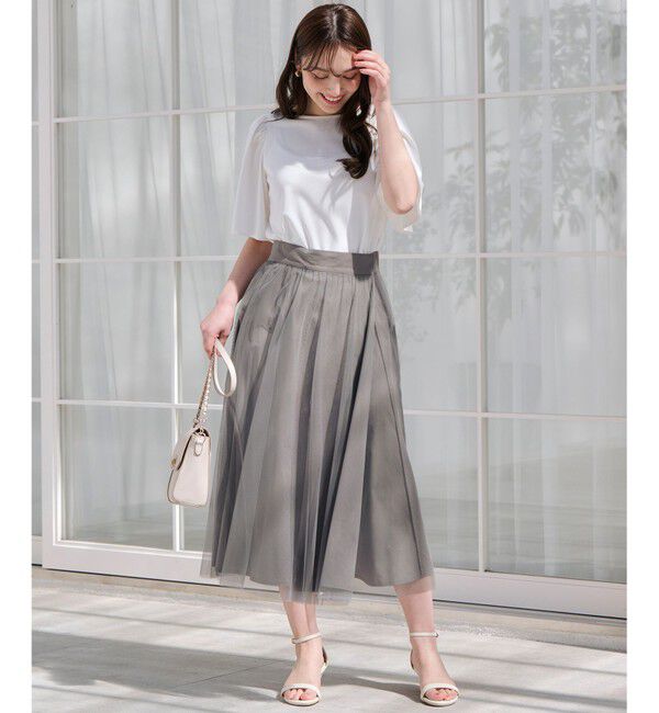 any SiS「【2WAY】ライトチュールリバーシブル スカート」|スカート|