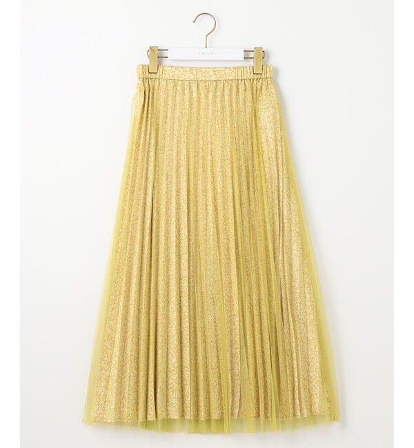 any SiS「【洗える】チュールレイヤードプリーツ スカート」|スカート|