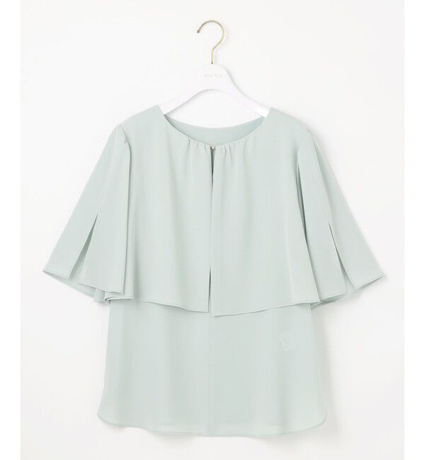 ANY SIS「【洗える】ケープフレアスリーブ ブラウス」|シャツ・ブラウス|