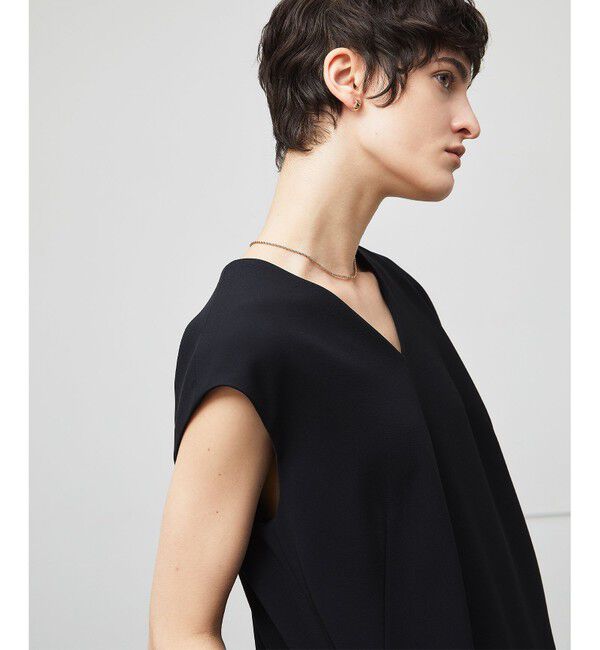 BEIGE,「【洗える】LORRAINE / Vネックドレス」|ワンピース|