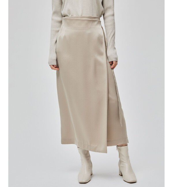 BEIGE,「FLEUR / ラップスカート」|スカート|Beige