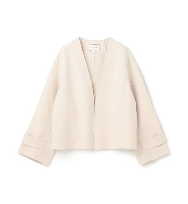 BEIGE,「GRASSE / リバーウールクロップドコート」|テーラードジャケット|