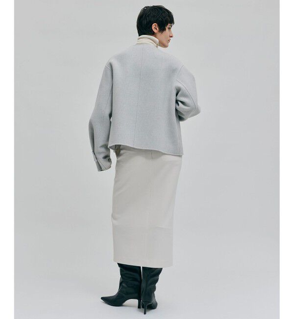 BEIGE,「GRASSE / リバーウールクロップドコート」|テーラードジャケット|