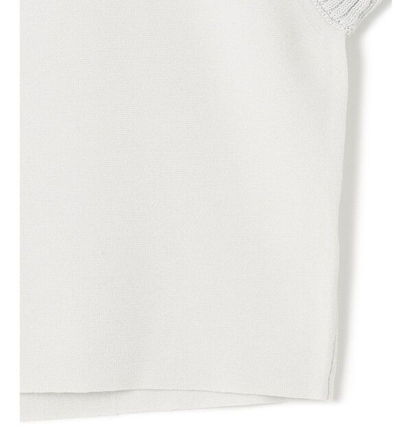 BEIGE,「【洗える・Oggi 11月号掲載】LAURA / ドライタッチ異素材リブニット」|ニット・セーター|