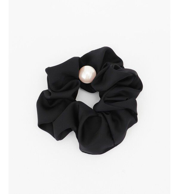  「スカーフ付パールシュシュ」|ヘアゴム・シュシュ|