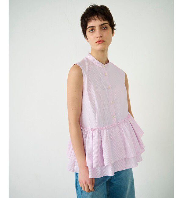 Diagram「ヘムフリルノースリーブ」|その他|ピンク