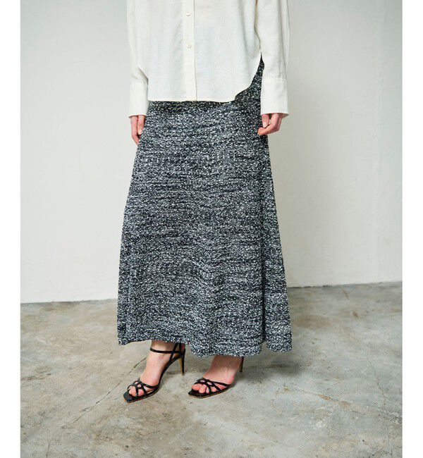 Grace Class「ネップツイードニットスカート」|スカート|