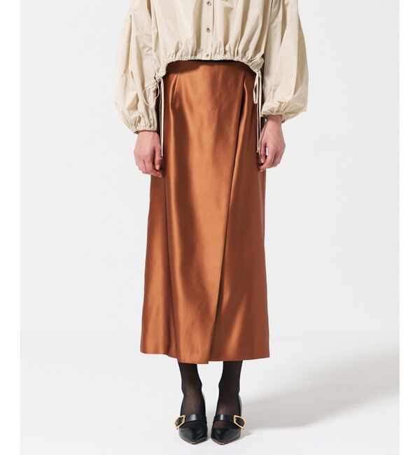 Diagram「コーティングラップスカート」|スカート|オレンジ