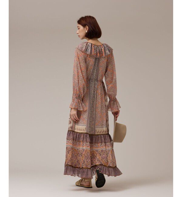 GRACE CONTINENTAL「ペイズリープリントドレス」|ワンピース|