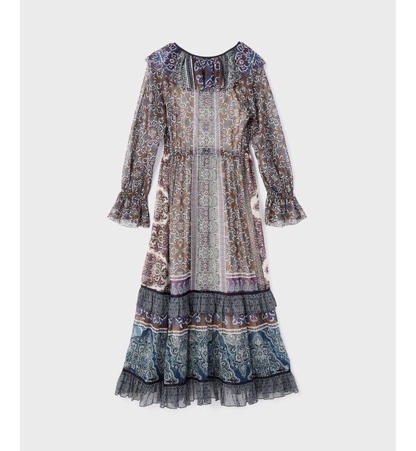 GRACE CONTINENTAL「ペイズリープリントドレス」|ワンピース|