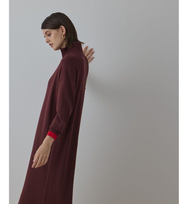 Diagram「バイカラーストレートニットワンピース」|ワンピース|