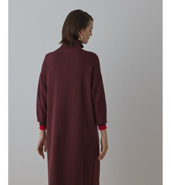 Diagram「バイカラーストレートニットワンピース」|ワンピース|